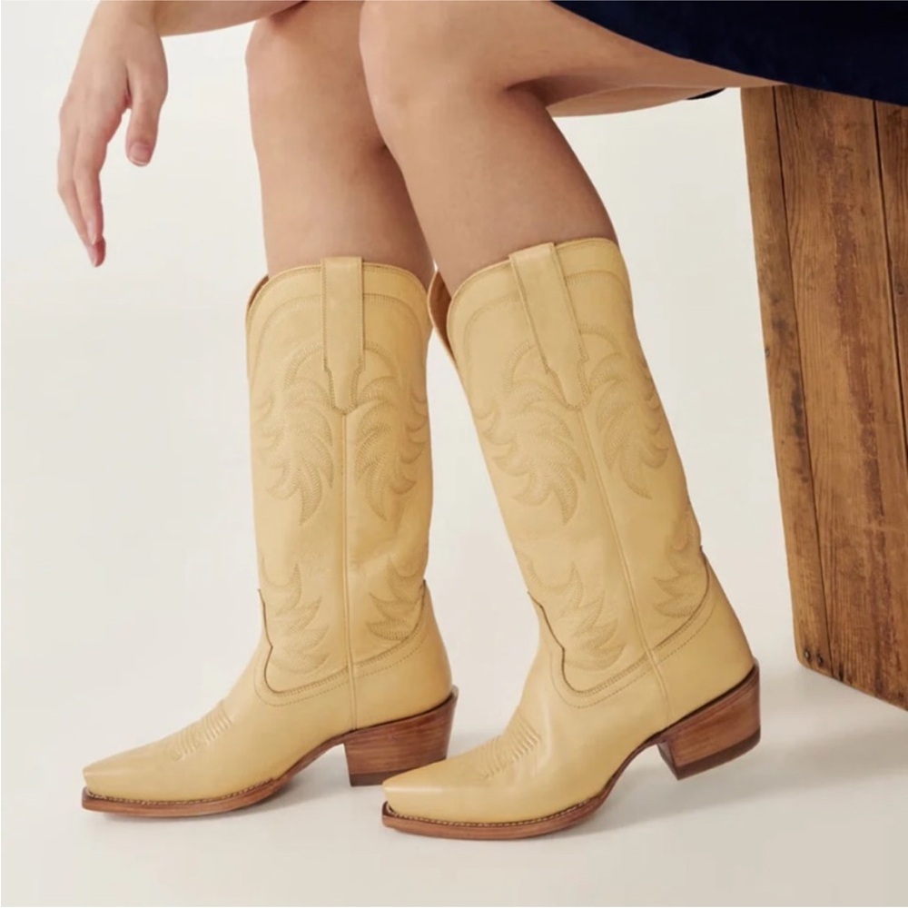 ISO Tecovas Annie Marigold Yellow Size 8